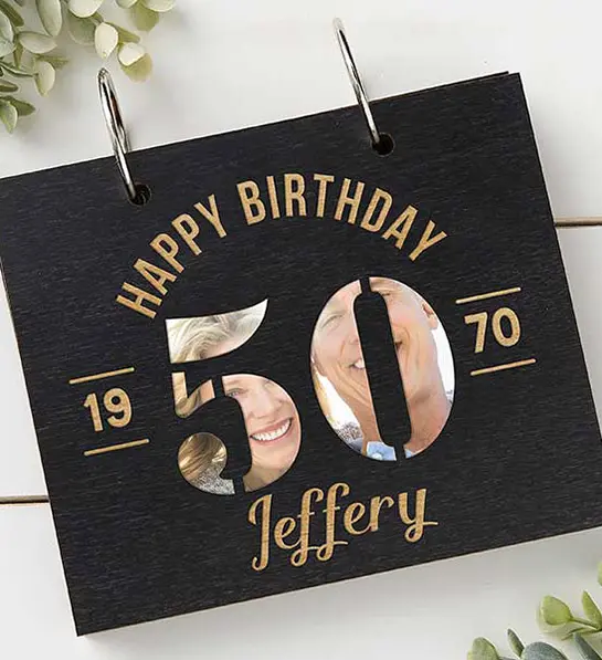 birthday party ideas for seniors personalized photo album