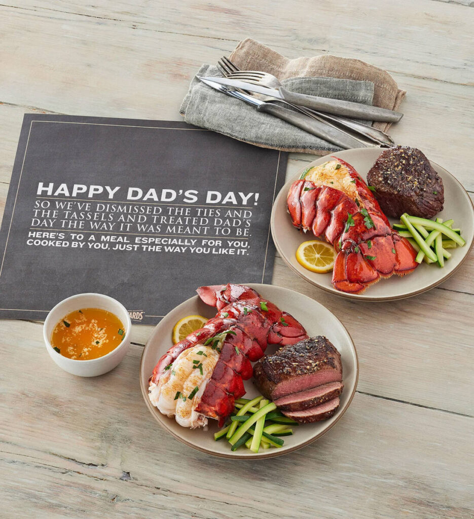 Father's Day gift ideas with Fathers Day Surf and Turf