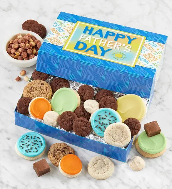Father's Day gift ideas with Happy Father's Day party in a box
