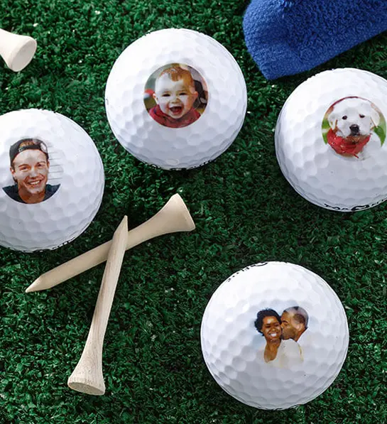 golf gift ideas with photo golf balls