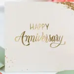 Happy anniversary card