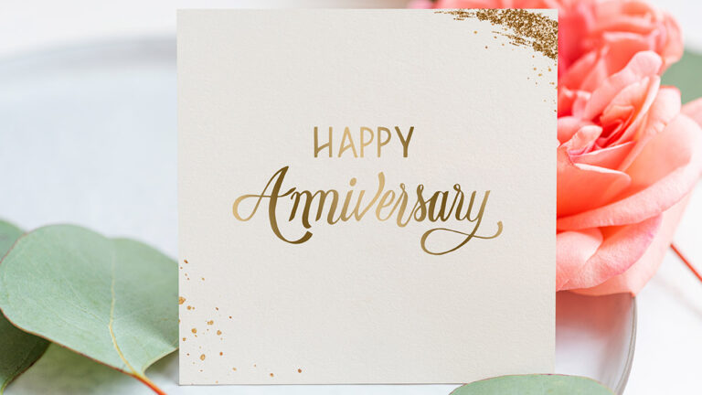 Happy anniversary card