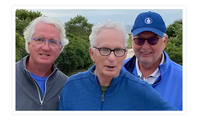 Foto de Chris, Kevin y Jim McCann