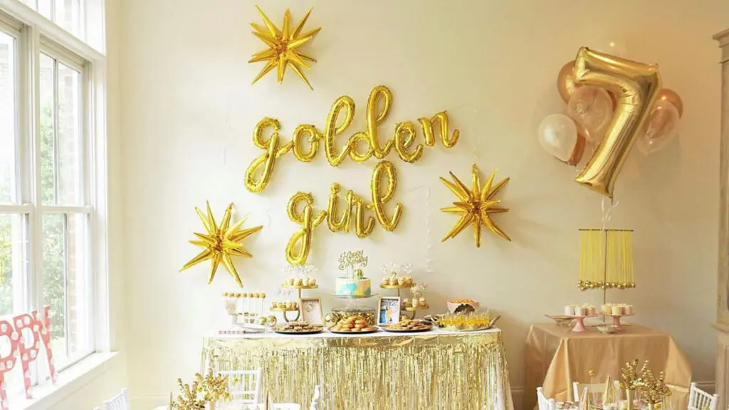 Golden outlet birthday ideas