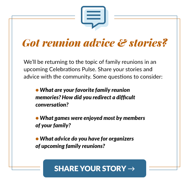 celebrating family ask for advice