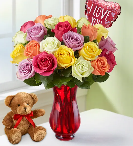 wife appreciation day I Love You Assorted Roses