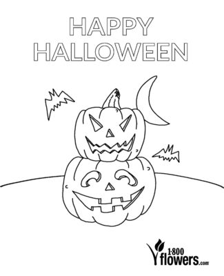 Flowers Halloween Printables Page thumb