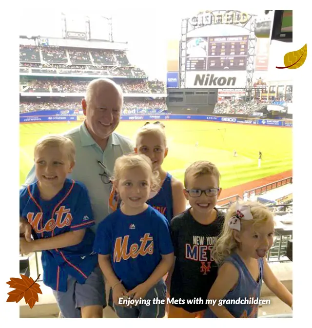 fall arrival mets game mccann family