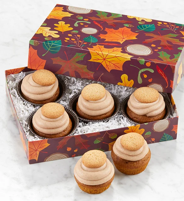 pumpkin spice gifts Buttercream Frosted Pumpkin Cupcakes