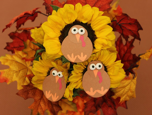 Bouquet of Sunflower Turkeys