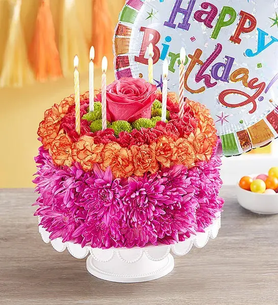 best friend birthday gifts Birthday Wishes Flower Cake