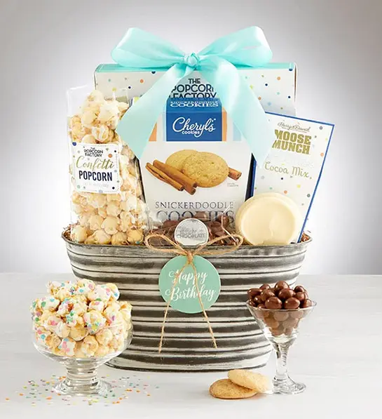 best friend birthday gifts Happy Birthday Gift Basket