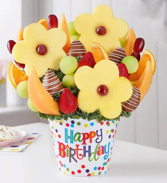 best friend birthday gifts Happy Birthday Wishes Fruit Bouquet