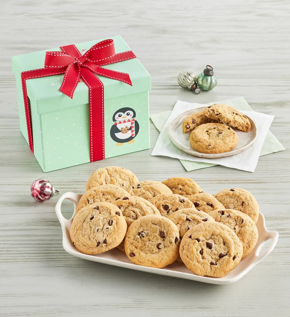 gifts under Chocolate Chip Cookie Holiday Gift Box