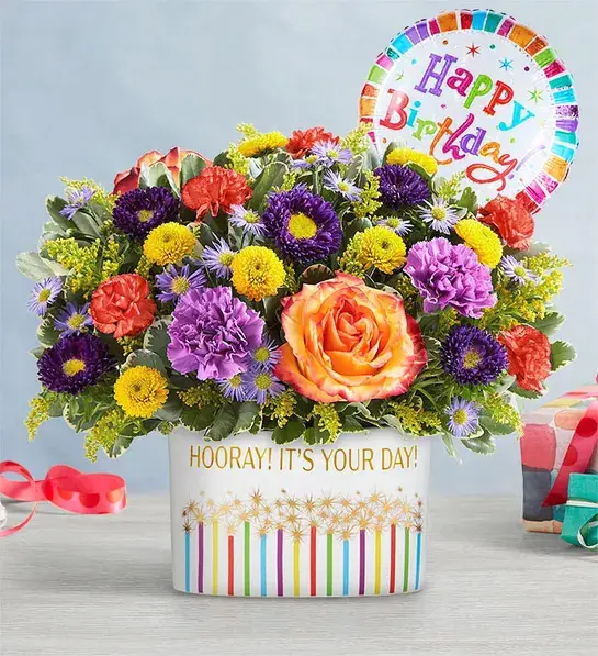 happy birthday mom quotes Hooray Its Your Day Bouquet
