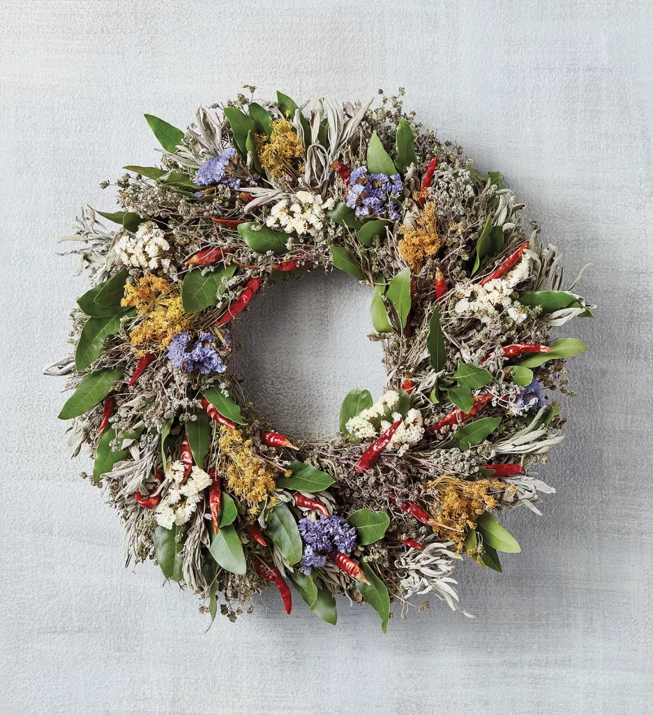 holiday gift guide Chili Herb Wreath