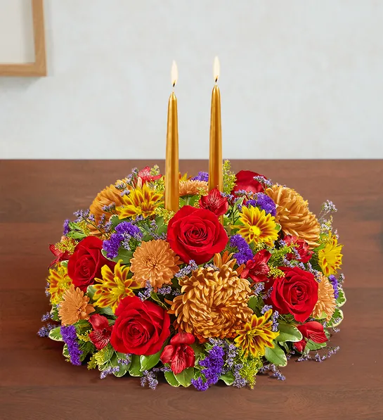 virtual thanksgiving Brilliant Autumn Centerpiece