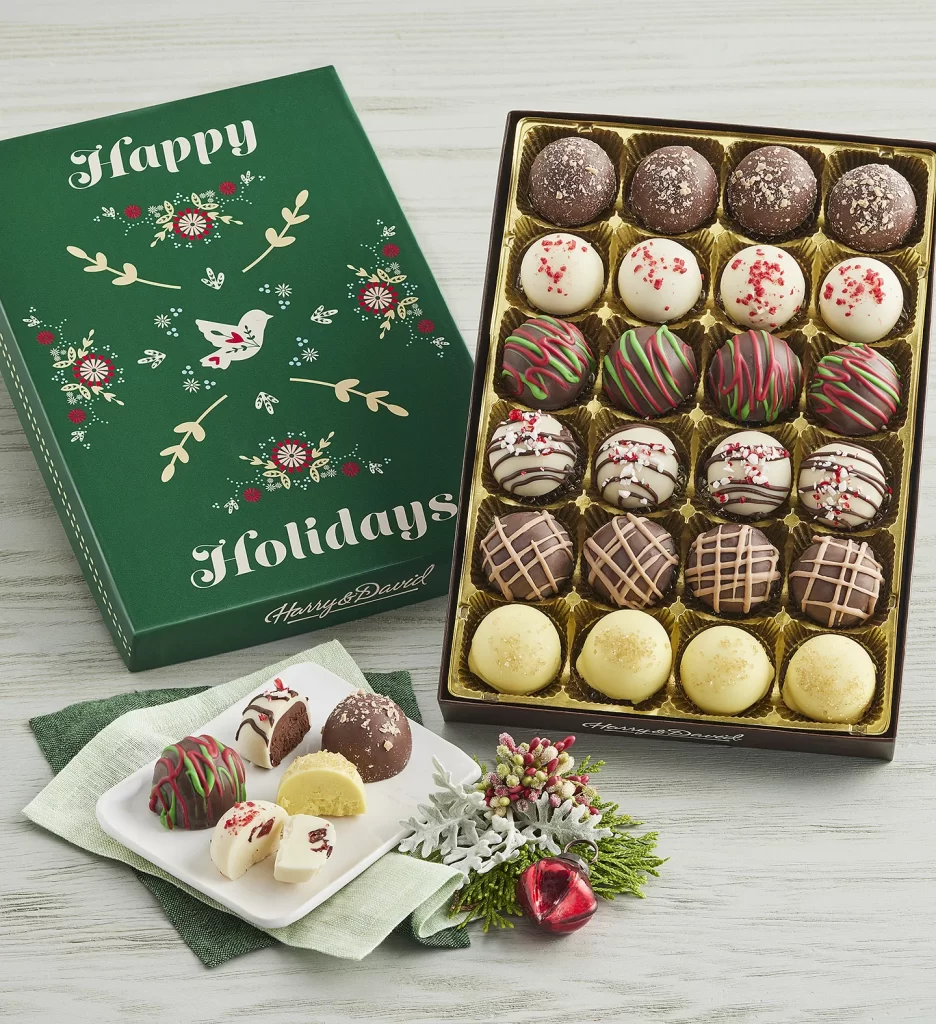 christmas gift ideas for her Limited Edition Holiday Truffles