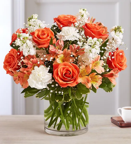 types of orange flowers Sweet Citrus Bouquet