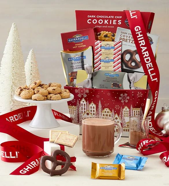 winter birthday ideas Ghirardelli All that Glitters Bin