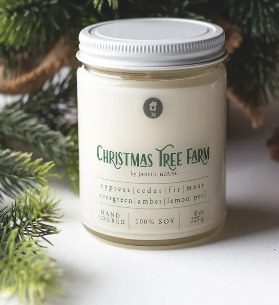 best hostess gift ideas Christmas Soy Candle