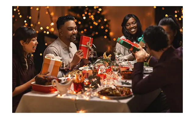 christmas presents dinner