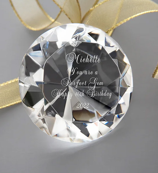 milestone birthdays diamond keepsake