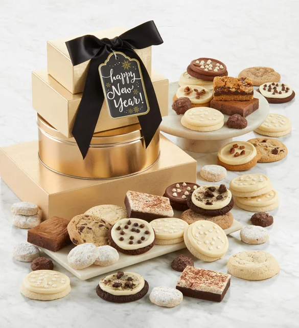 new years quotes Happy New Year Traditions Gift Tower