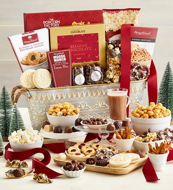 winter quotes Sparkling Snow Sweets Treats Basket