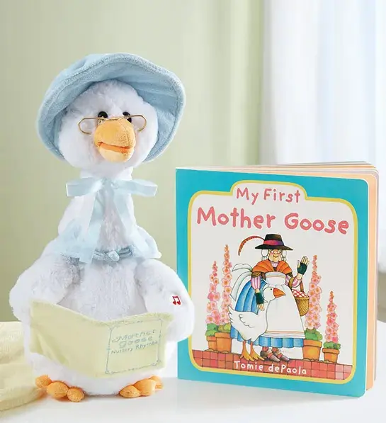 first birthday gifts Animated Mother Goose Plush Book