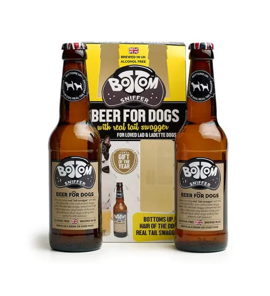 gifts for dog lovers Bottom Sniffer Dog Beer Gift Set