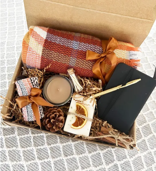 hygge Cozy Hygge Blanket Scarf Gift Box