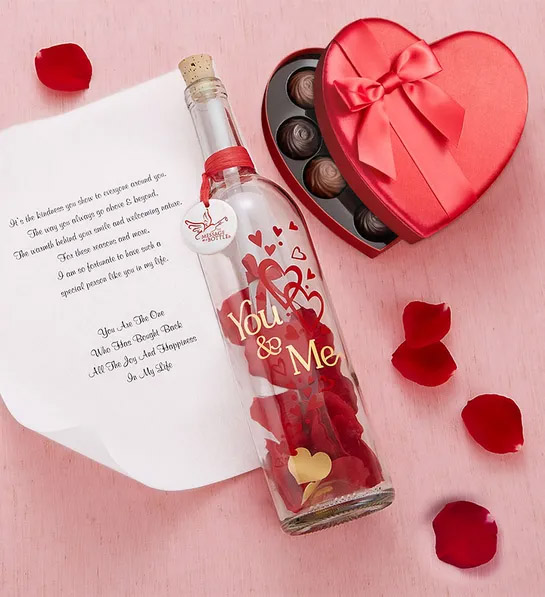 last-minute valentine's day gift ideas Message In A Bottle
