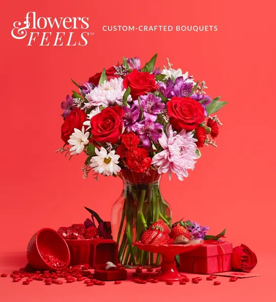 romantic flowers Love Story