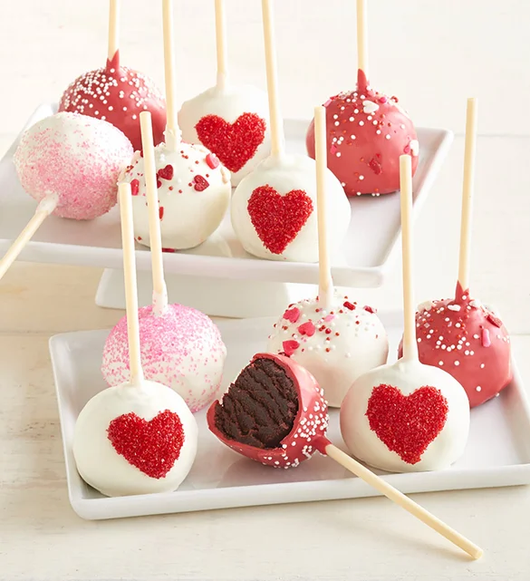 valentines day gift ideas Valentines Day Truffle Cake Pops