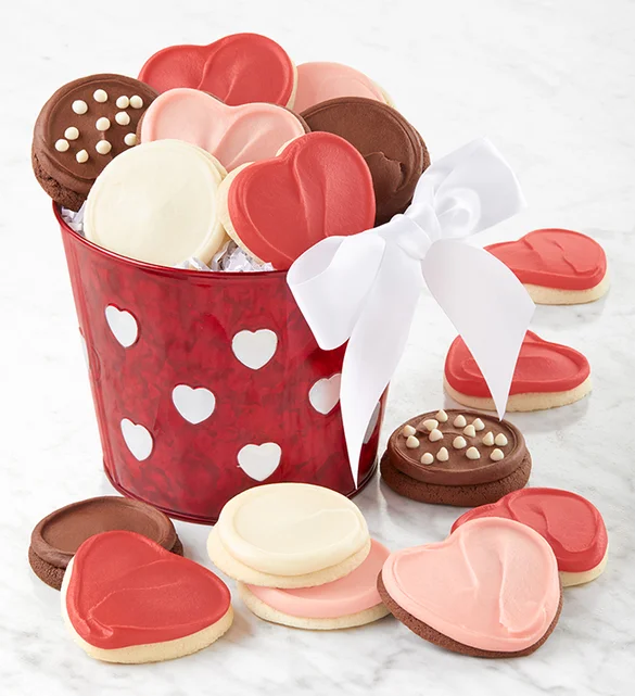 valentines day gifts for yourself Valentines Day Cookie Pail