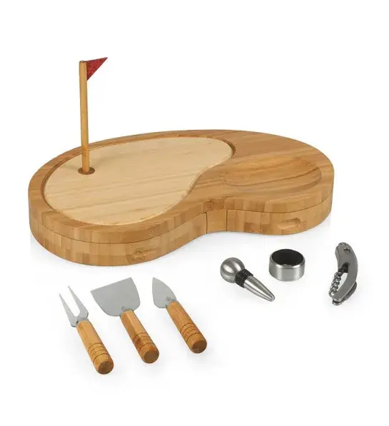valentines gifts for him Golf Cheese Cutting Board and Tools Set
