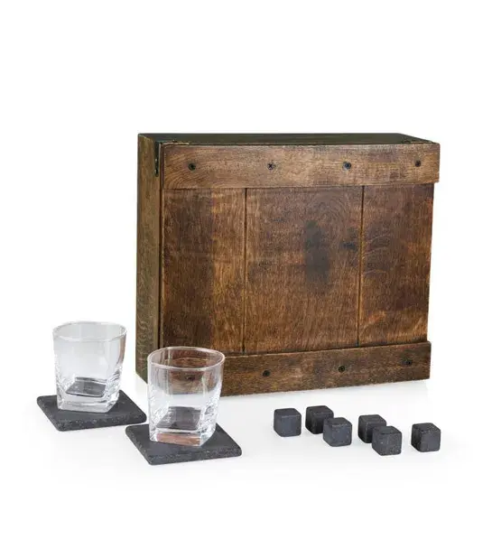 valentines gifts for him Whiskey Box Gift Set