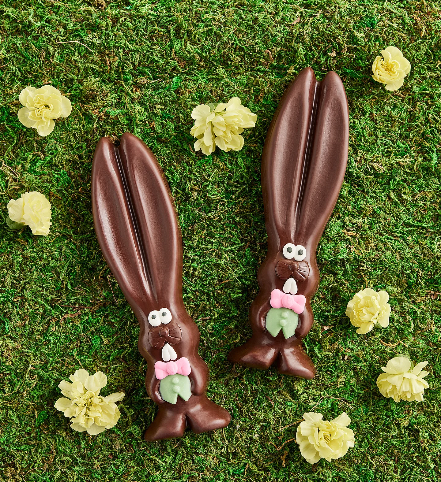 easter basket stuffers Mr. Ears the Chocolate Easter Bunny Duo