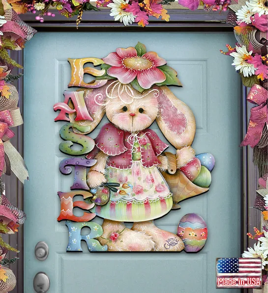 easter gift ideas for adults easter bunny door decor