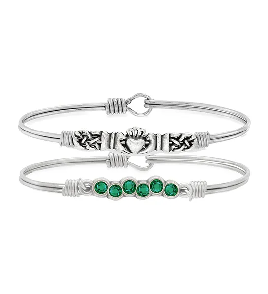 st. patricks day quotes Claddagh bracelet Set