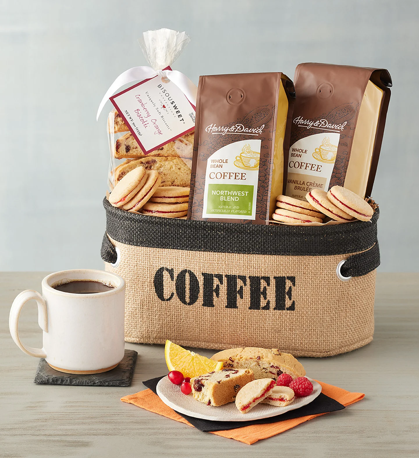 Gifts for moms with young children Coffee Break Gift Basket