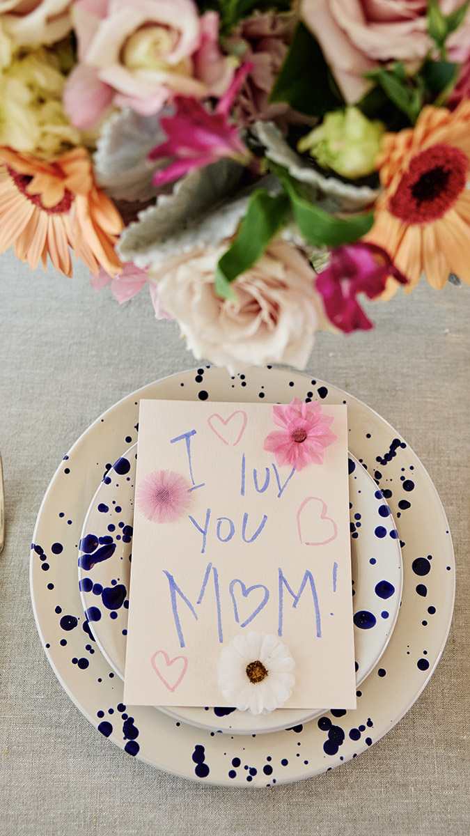 mothers day card message ideas card plate