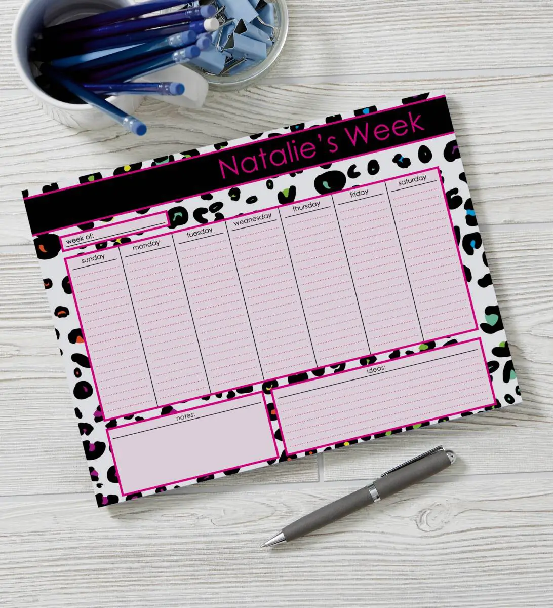 mothers day gift ideas Personalized Weekly Planner
