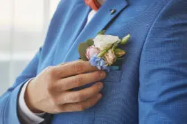 How to Put on a Boutonniere in Less Than 5 Minutes