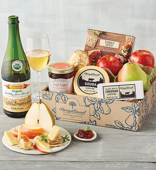 Mothers Day gifts for new moms Fruit and Cheese Gift Box