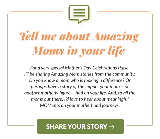 amazing moms story request graphic
