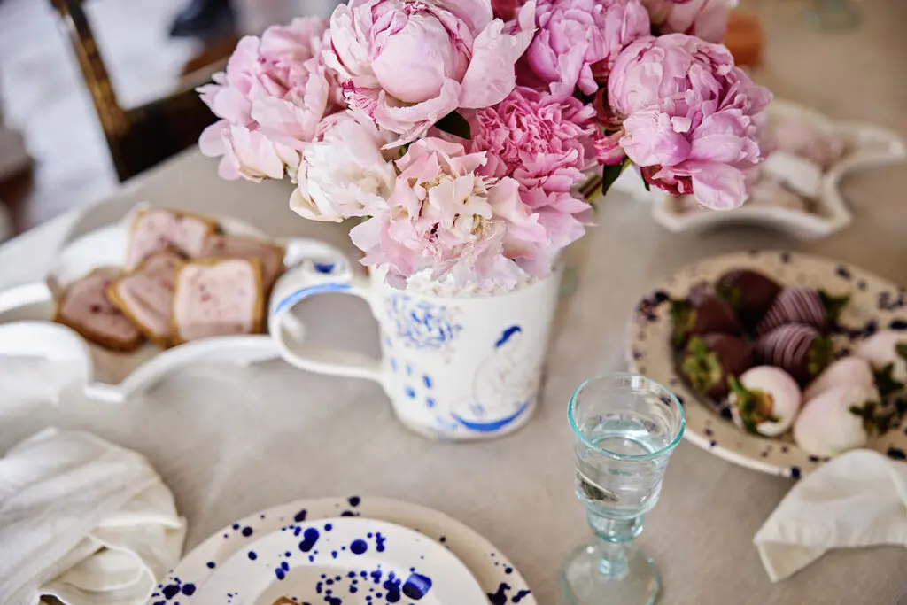 pia baroncini mothers day peonies