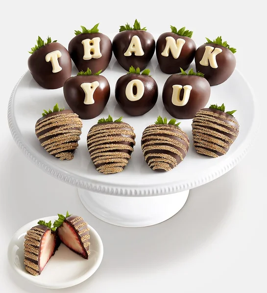 ways to honor nurses Thank You Chocolate Covered Strawberries