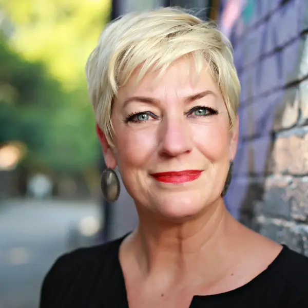 headshot of quote author free mom hugs Sara Cunningham